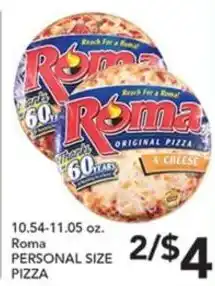 Pete's Fresh Market Roma personal size pizza offer