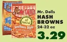 Sullivan's Foods Mr. Dells hash browns offer