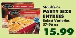 Sullivan's Foods Stouffer's party size entrees offer
