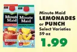 Sullivan's Foods Minute Maid Lemonades or Punch offer