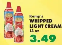 Sullivan's Foods Kemp's whipped light cream offer