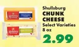 Sullivan's Foods Shullsburg chunk cheese offer
