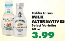 Sullivan's Foods Califia Farms milk alternatives offer