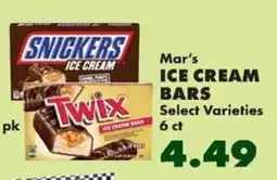 Sullivan's Foods Mar's ice cream bars offer