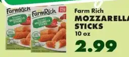 Sullivan's Foods Farm Rich mozzarella sticks offer