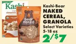 Sullivan's Foods Kashi-Bear Naked Cereal, Granola offer