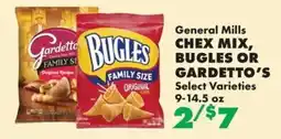 Sullivan's Foods General Mills Chex Mix, Bugles or Gardeetto's offer