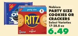Sullivan's Foods Nabisco party size cookies or crackers offer