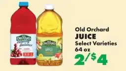Sullivan's Foods Old Orchard juice offer