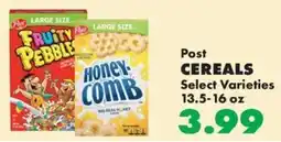 Sullivan's Foods Post cereals offer