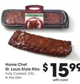 QFC Home Chef St. Louis Style Ribs offer