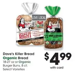 QFC Dave's Killer Bread Organic Bread offer