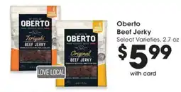QFC Oberto beef jerky offer