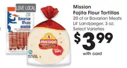 QFC Mission Fajita Flour Tortillas offer