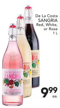 Pete's Fresh Market De La Costa Sangria offer
