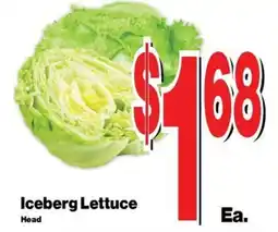 Super Saver Iceberg Lettuce Head offer