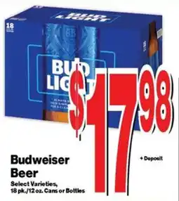 Super Saver Budweiser Beer offer