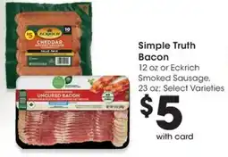 QFC Simple Truth Bacon offer