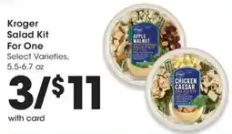 QFC Kroger salad kit for one offer