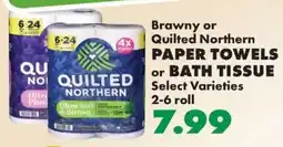 Sullivan's Foods Quilted Northern paper towels or bath tissue offer