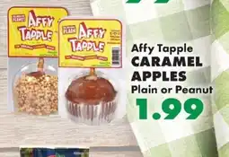 Sullivan's Foods Affy Tapple caramel apples offer