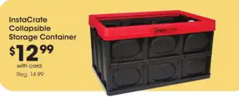 Instacrate collapsible storage container