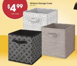 Kroger Whitmor Storage Cube offer