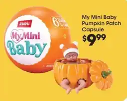 Kroger Zuru my mini baby pumpkin patch capsule offer