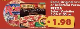 Sullivan's Foods Bellatoria ultra thin crust pizza offer