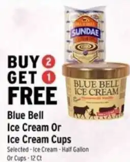 Brookshire's Blue Bell Ice Cream Or Ice Cream Cups offer