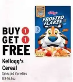 Brookshire's Kellogg's Cereal offer