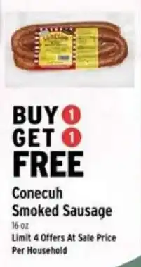 Brookshire's Conecuh Smoked Sausage offer