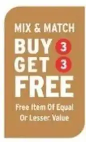 Brookshire's Mix & Match offer