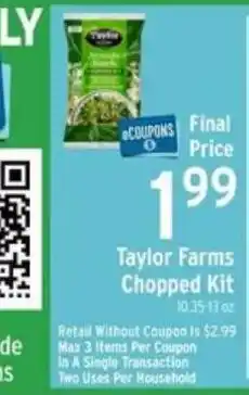 Brookshire's Taylor Farms Chopped Kit offer