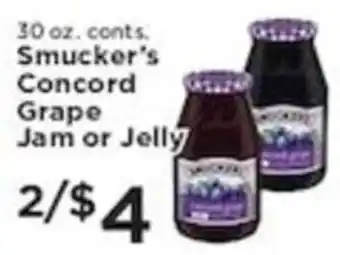 Smucker's Concord Grape Jam or Jelly
