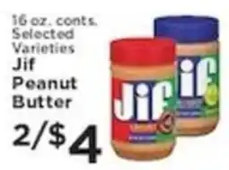 Pioneer Supermarkets Jif peanut butter offer
