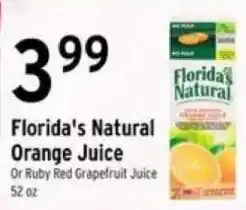 Brookshire's Florida's Natural Orange Juice offer
