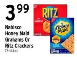 Brookshire's Nabisco honey maid grahams or ritz crackers offer