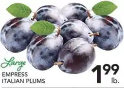 Pete's Fresh Market Large Empress Italian Plums offer