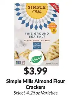 Woodman's Simple Mills Almond Flour Crackers offer