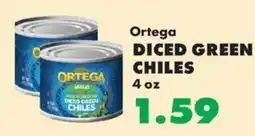 Sullivan's Foods Ortega diced green chiles offer