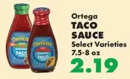 Sullivan's Foods Ortega taco sauce offer