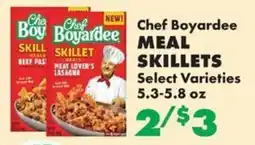 Sullivan's Foods Chef Boyardee meal skillets offer