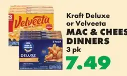 Sullivan's Foods Kraft Deluxe or Velveeta Mac & Cheese Dinners offer