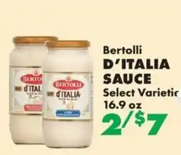 Sullivan's Foods Bertolli d'italia sauce offer