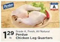 Pioneer Supermarkets Perdue chicken leg quarters offer