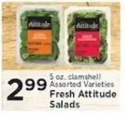 Pioneer Supermarkets Fresh Attitude Salads offer