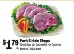 Food City Pork Sirloin Chops offer