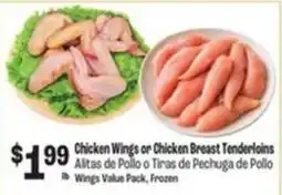Food City Chicken Wings or Chicken Breast Tenderloins offer
