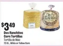 Food City Dos Ranchitos corn tortillas offer